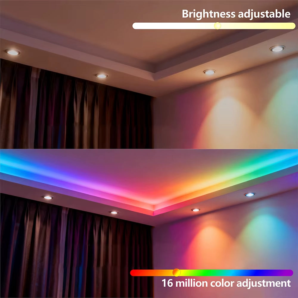 FOB COB Light Strip, SPI Addressable WS2811, Dreamy Colors, 360/480/576/720 Leds, Low-Voltage 5V/12V/24V RGB LED Light Strip